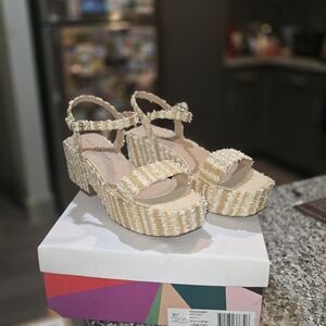 Katy Perry Platform Sandals, Size 10, Brand New